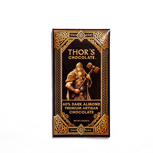 Wholesale - 60% Dark with Almonds Bar - Viking